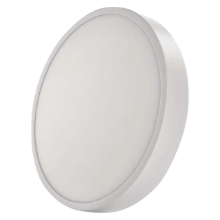 EMOS ZM5155 NEXXO - Přisazený stropní LED panel v bílé barvě, 28,5W, 2700lm, 4000K, IP40/IP20, Ø 30cm