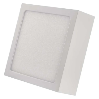 EMOS ZM6125 NEXXO - Přisazený stropní LED panel v bílé barvě, 7,6W, 680lm, 4000K, IP40/IP20, 12 x 12cm