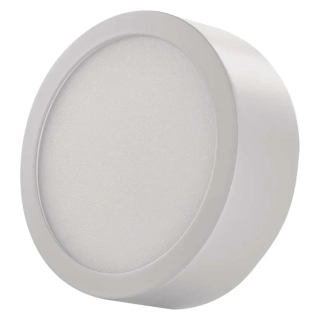 EMOS ZM5123 NEXXO - Přisazený stropní LED panel v bílé barvě, 7,6W, 680lm, 3000 + 3500 + 4000K,  IP40/IP20, Ø 12cm