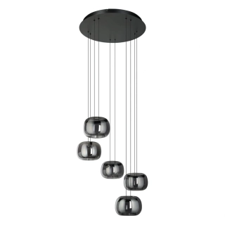 Eglo 390434 HORTUNAS - Závěsné LED pětiramenné svítidlo, LED 29W, 3000K, Ø 50cm