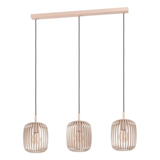 Eglo 900497 ROMAZZINA - Závěsné kovové svítidlo v kovové barvě, 3x E27, 90cm