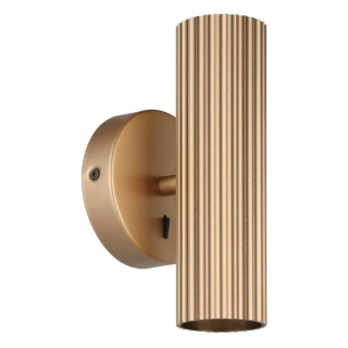 Eglo 902034 PORTILLO - Elegantní bodové svítidlo s vypínačem v matné mosazi, svítí nahoru i dolů, 2 x GU10