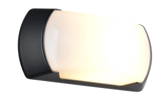 Trio Leuchten R26991602 CUMANA - Nástěnné černé venkovní svítidlo, 1 x E27, IP65