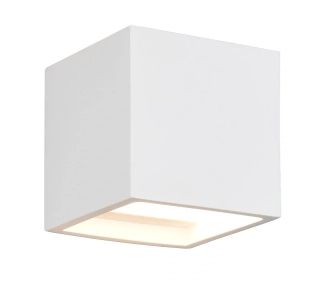 Trio Leuchten 201102101 DADI - Sádrové nástěnné bílé svítidlo, 1 x G9