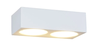 Trio Leuchten 201104401 MATTONE - Sádrové nástěnné bílé svítidlo, 4 x GX53