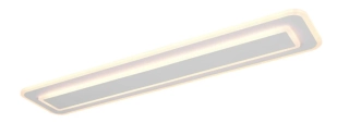 Trio Leuchten 636719131 RIVA - Stropní LED svítidlo s dálkovým ovladačem, LED 35W, 4100lm, 2700 - 6500K, 90x20cm