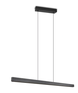 Trio Leuchten 333310232 DONEGAL - Závěsný stahovací lustr nad stůl, s dálkovým ovladačem a elektrickým stahováním, LED 40W, 4650lm, 2700 - 6500K, černá