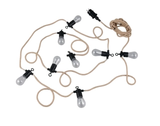 Trio Leuchten R74938602 EMBER - Venkovní LED řetěz do pergoly, 8 x 0,4W, 2700K, 6m, IP44