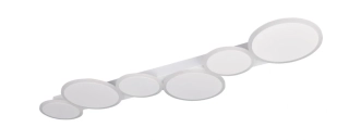 Trio Leuchten 636910631 OVELA - Stropní LED svítidlo s dálkovým ovladačem, LED 34W, 3900lm, 2700 - 6500K, 100 x 30,5cm