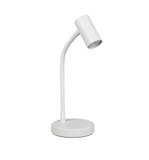 Trio Leuchten R56851031 TARYN - Stolní čtecí nebo pracovní lampička v bílé barvě, 1 x GU10 MINI, 28cm