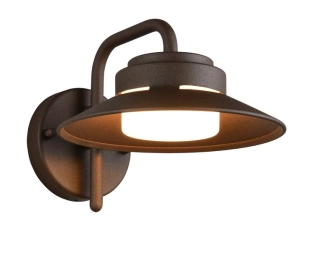 Trio Leuchten 218260124 ATRATO - Nástěnné venkovní retro svítidlo v hnědé rezavé barvě, 1 x GX53, IP44