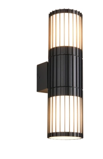 Trio Leuchten 269460242 VOLGA - Nástěnné venkovní antracitové svítidlo, 2 x E27, IP54