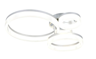 Trio Leuchten R63293106 MOVA - Stropní moderní lustr v lesklém chromu, LED 32W, 4200lm, 4000K, 51 x 40,5cm