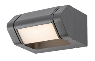 Rabalux 77103 MEDNA - LED venkovní antracitové nástěnné svítidlo, LED 8W, 3000K, IP54