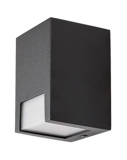 Rabalux 77054 CERNON - Venkovní nástěnné svítidlo v černé barvě, 1 x GU10, IP44