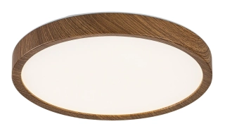 Rabalux 75082 MAUREC - Stropní LED venkovní svítidlo v imitaci dřeva, LED 18W, 1550lm, 3000 - 4000 - 6000K, IP44, 29cm
