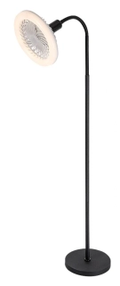 Rabalux 74031 VENTURO - LED stmívatelná stojací lampa s ventilátorem, LED 16W, 1600lm, 3000-6500K, 135cm