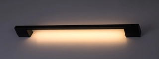 Rabalux 77053 ZILINA - LED nástěnné nepřímé svítidlo v černé barvě, LED 8W, 3000K, IP54, 90cm