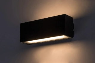 Rabalux 77075 MATARO - LED nástěnné svítidlo v černé barvě, LED 10W, 4000K, IP54