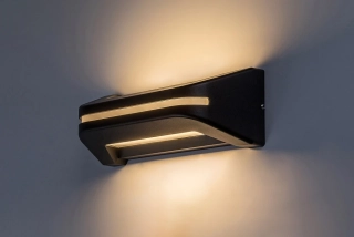Rabalux 77174 KOBARID - LED venkovní nástěnné svítidlo v černé barvě, 20W, 4000K, IP54