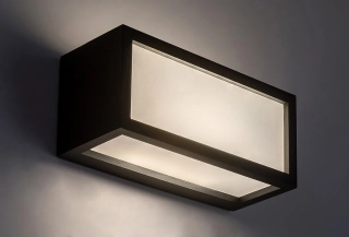 Rabalux 77099 LUBLIN - LED venkovní nástěnné svítidlo v černé barvě, LED 10W, 4000K, IP54