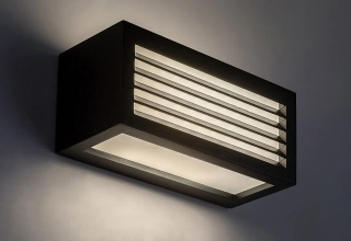Rabalux 77100 LUBLIN - LED venkovní nástěnné svítidlo v černé barvě, LED 10W, 4000K, IP54