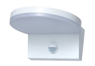 Rabalux 77120 BATIDA - Nástěnné LED venkovní svítidlo v bílé barvě s PIR čidlem, LED 9W, 2700 / 4000 / 6500K, IP54