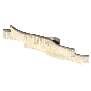 Globo 67348D JULIET - Moderní stropní křišťálový lustr, LED 35W, 3200K, 108cm