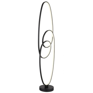 Globo 67177-36S SPIRA - Stojací LED lampa v matné černé barvě, 39W, 2700/4000/6500K, 122cm