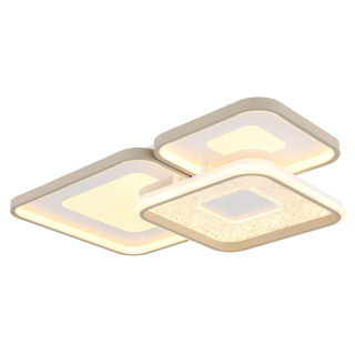 Globo 48097-62 MOSAIKO - Stropní LED svítidlo s dálkovým ovladačem, LED 55W, 2700-6000K, 65 x 45cm