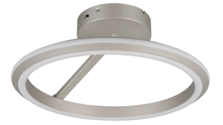Trio Leuchten 635510107 AMADOR - Vypínačem stmívatelné stropní kruhové svítidlo v matném niklu, LED 34W, 2300+3000+4000K