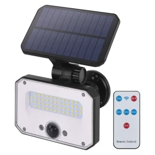 Emos ZG132S SPILO - LED nástěnné solární svítidlo s pohybovým čidlem, možnost zapíchnutí, 1500lm, 4000K, IP54
