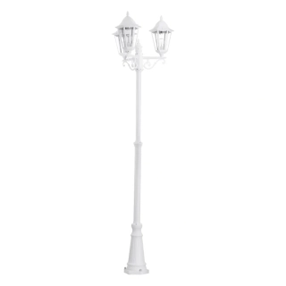 Eglo 93454 NAVEDO - Venkovní masivní tříramenná bílá lampa, IP44, 3 x E27, 220cm