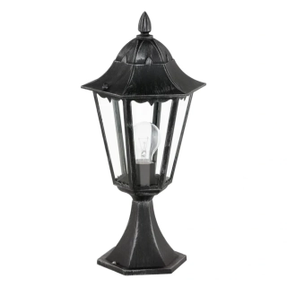 Eglo 93462 NAVEDO - Venkovní nízká stojací lampa, lucerna v černé barvě, IP44, 1 x E27, 47cm